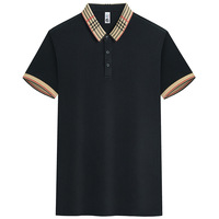 Chemise Polo d'été pour homme, unie, à manches courtes, col à revers, style Business Casual, luxe léger, respirante et polyvalente