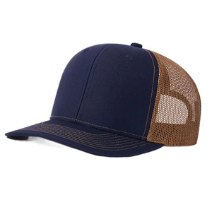 Gorra de camionero de malla unisex de 5 paneles de alta calidad, gorras de camionero tejidas con bordado 3D personalizado - Product Image 3
