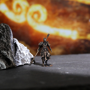 Wukong Yang Jian Đen thần thoại nhân vật trang trí đối tượng Micro trang trí cảnh quan tự làm mô hình bức tượng nhỏ - Product Image 3