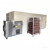 Chariot de séchage commercial empilable en acier inoxydable de qualité alimentaire, résistant à la rouille et à la corrosion, avec roues pour fruits