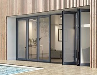 Ventanas y Puertas Fijas de Aleación de Aluminio Modernas Lumina, Aislamiento Térmico, Vidrio de Doble Panel para Dormitorio, Sala de Estar, Hotel, Villa