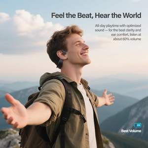 Auriculares de Conducción Ósea Gavhaio HS9 para Deportes, Resistentes al Agua IPX5, Auriculares Ligeros de Diseño Abierto para Correr - Product Image 6