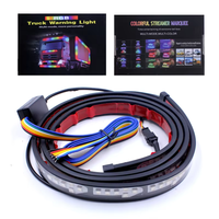 Barre lumineuse de hayon personnalisée JYGD, bande LED de 60 pouces, étanche, flèche rouge pour voitures/camions 24V