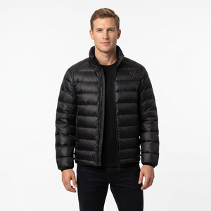 Chaqueta Acolchada de Plumón para Hombre con Tecnología de Detección de Agujas - Product Image 4