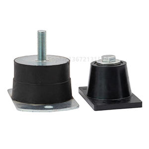 Support moteur <span class=keywords><strong>en</strong></span> caoutchouc anti-vibration <span class=keywords><strong>noir</strong></span> personnalisé pour générateur industriel, prix d'usine, amortisseur <span class=keywords><strong>en</strong></span> acier zingué 40-90 - Product Image 4