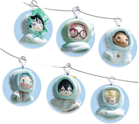 Boneka Plush Anime Asli Allien Stage Seri Bayi 6 Kotak Tunggal Per Set oleh Eason Studio
