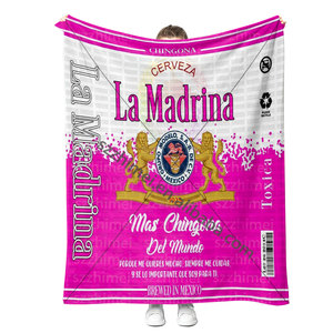 Nueva Manta Mexicana Borracha Chingona Toxica, Manta de Viaje Personalizada con Sublimación - Product Image 4