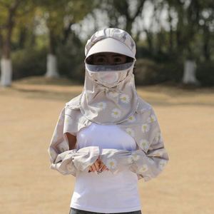 Sombreros de Verano para Mujer con Protección Facial y para el Cuello, Mangas Largas Transpirables, Chales para Pesca, Ciclismo y Protección Solar - Product Image 3