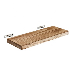 Gran oferta de estantes flotantes de madera en Stock Paulownia estantes montados en la pared para sala de estar y dormitorio estantes de almacenamiento suspendidos - Product Image 5