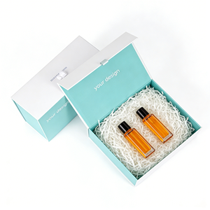 กล่องบรรจุภัณฑ์ความงามสุดหรู กล่องกระดาษแข็งพับได้แบบแม่เหล็ก สำหรับชุดผลิตภัณฑ์ดูแลผิวและชุดของขวัญพรีเมียม - Product Image 1