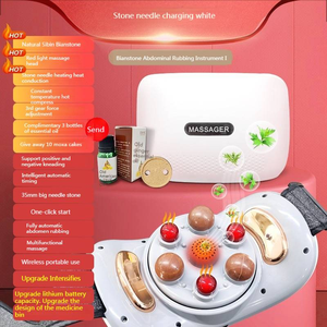 Cintura Elettrica Riscaldante per Vita, Pancia, Collo e Schiena, Strumento Portatile con Pietra Bian Naturale per Massaggio Addominale - Product Image 6