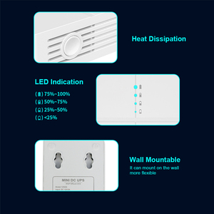 WGP 벽걸이 형 미니 <span class=keywords><strong>UPS</strong></span> Dc 12v 휴대용 라우터 업 미니 배터리 WGP 도매 12V 2A 와이파이 라우터 용 미니 업 - Product Image 3