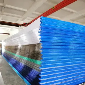 High-End Op Maat Gemaakt Grijs Bouwmateriaal 30Mm X Gestructureerde Pc Holle Plastic Plank Voor Dakschaduw