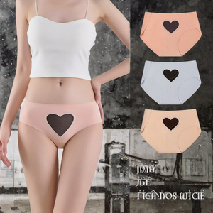 Culottes transparentes sans couture pour jeunes femmes, style bikini, coloris uni, taille fine, vente en gros, OEM - Product Image 3