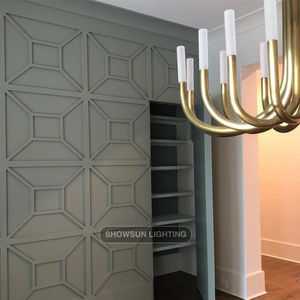 Moderne Gouden Metalen Led K9 Luxe Kristallen Kroonluchter Grote Ronde Hanglamp Voor Hotelslaapkamer Woonkamer Met E12 Basis - Product Image 3