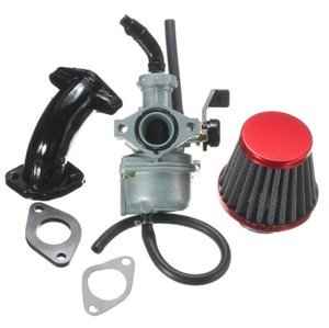 22Mm PZ22ชุดท่อกรองอากาศคาร์บูเรเตอร์,ชุดท่อไอดีสำหรับ Pit Dirt Bike ATV 110cc 125cc <span class=keywords><strong>Hona</strong></span> CRF50 XR50 SSR - Product Image 2