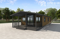 Maison de conteneur d'expédition luxueuse 2025 Nouvelle-Zélande Australie Maison mobile préfabriquée en acier Remorque de voyage Petite maison sur roues