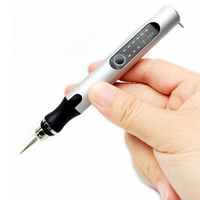 La mini rectifieuse rotative rechargeable E108, une micro rectifieuse de bricolage, est utilisée pour le meulage des outils de polissage des ongles