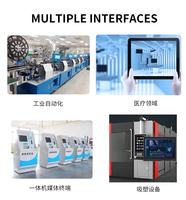 Nouvel écran tactile capacitif industriel à cadre ouvert de 32 pouces IP65 1920x1080, écran LCD TFT IPS en verre robuste, panneau LED, affichage RS232