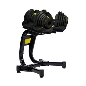 Adjustable 40 <strong>kg</strong> Rubber Dumbbell Home Gym Smart Exercise Fitness Equipment with Quick Dial Custom Logo <strong>5</strong> to 40 <strong>kg</strong> Free <strong>Weights</strong> - Product Image 1