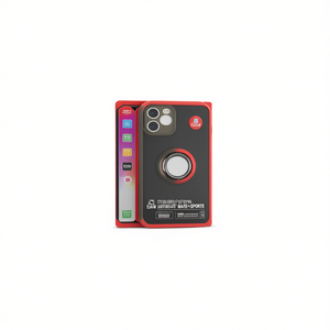 Custodia per telefono DAM TPU opaca antiurto con anello di supporto per iPhone 13 Pro - Product Image 2