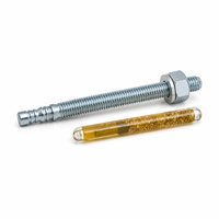 Ancrage chimique à cône inversé M8-M30 pour béton fissuré, en acier inoxydable 304/316 et acier au carbone, OEM