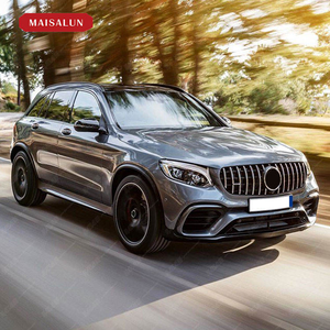 Auto Parts Front Bumper Diffuser &amp; Exhaust Tips Facelift GLC63 for Mercedes <strong>GLC</strong> X253 2015-2019 Exterior <strong>Tuning</strong> - Product Image 2