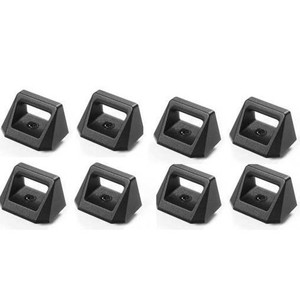 Crochets de fixation pour Cybertruck L, lot de 4, en alliage d'aluminium, pour montage sur rail de benne, pour mise à niveau et rénovation - Product Image 3
