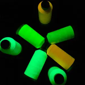 Polyester leuchtender Faden leuchtet im Dunkeln reflektierender Filament-Stickgarn