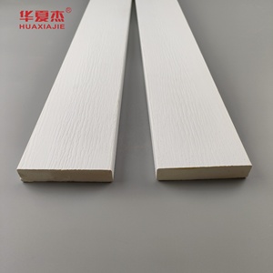 แผ่นไม้กระดานไวนิลสีขาว1in x 4in x12ft PVC ตัดโปรไฟล์กันน้ำตกแต่งที่อยู่อาศัยดีไซน์ใหม่ - Product Image 5