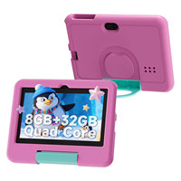 Tablette Enfant 7 Pouces en Gros, RAM 4 Go (2+2 Extensible), Disque Dur 32 Go, Batterie 3000 mAh, Android 12.0
