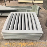 Grille d'admission en fibre de verre pour tour de refroidissement FRP, anti-dérive, pour remplacement de tour de refroidissement, maison et bureau