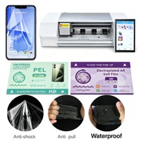 Film protecteur hydrogel incurvé et pliable anti-jaunissement, film TPU électroplaqué anti-UV pour ateliers de réparation mobiles (vente en gros)
