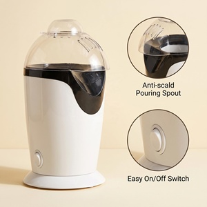Máquina de <span class=keywords><strong>Palomitas</strong></span> de Maíz Eléctrica de Plástico de 1200W con Protección Contra Sobrecalentamiento y Recipiente <span class=keywords><strong>para</strong></span> Derretir <span class=keywords><strong>Mantequilla</strong></span> <span class=keywords><strong>para</strong></span> Uso Doméstico - Product Image 2