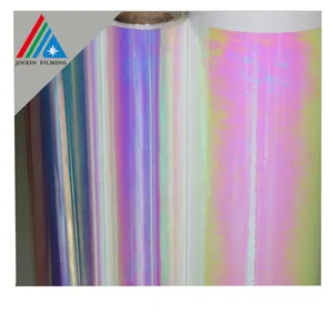 PET Rainbow Iridescent Film For Sequins, Laminating, Yarn