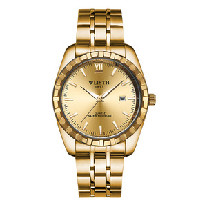 Reloj de Pulsera de Cuarzo Clásico para Parejas, con Correa de Acero Inoxidable, Luminoso, Resistente al Agua, con Calendario, Venta al Por Mayor - Product Image 3