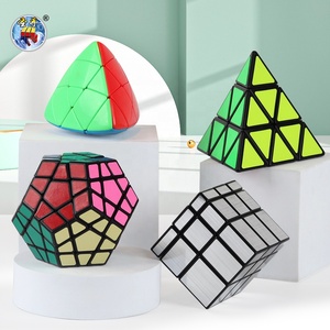 Cube magique Sengso 3*3*3, série de formes spéciales, Mega <span class=keywords><strong>Minx</strong></span> Cube, puzzle, noir, jouets éducatifs de vitesse - Product Image 2
