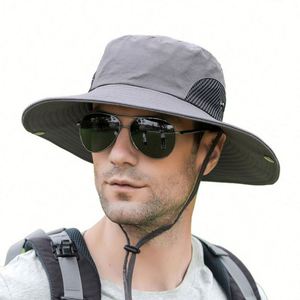 <b>Sun</b> <b>Men</b> Women Waterproof Wide Birm Bucket Protection Boonie <b>Hat</b> Tiene Heeft Kappe for Fishing Hiking Garden Beach - Product Image 3