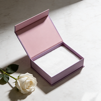 Boîte d'emballage de parfum personnalisée avec impression de logo, boîte cadeau en carton rigide de luxe, fermeture magnétique