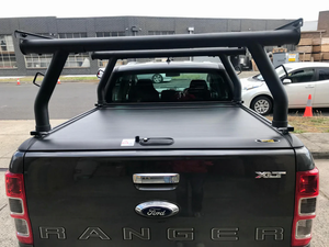 Couverture de camionnette rigide, étanche, à enroulement manuel, en alliage d'aluminium, avec verrouillage, pour <span class=keywords><strong>Ford</strong></span> <span class=keywords><strong>Ranger</strong></span> <span class=keywords><strong>Wildtrak</strong></span> - Product Image 3