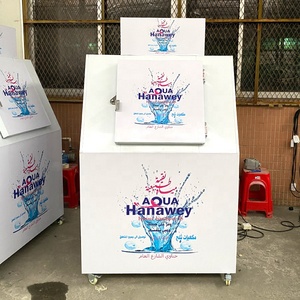 60 100 Feet Khối Công Suất Rắn Cửa Đóng Gói Ice Box Máy Bán Hàng Tự Động - Product Image 2