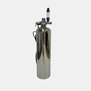 Groothandel co2 cilinder kit-Hot Koop Hoge Kwaliteit Aquarium Co2 Generator Self-Reactor Kit Met 2Kg Rvs Cilinder Magnetische Klep