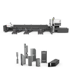 JQLASER Seitlich Hängende Bett-3D-Laser-Schneidemaschine für Edelstahlrohre, H-Träger und Quadratrohre - Product Image 1