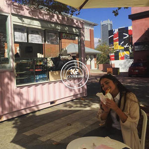 Portable Expandable Steel Shipping Container Industrial Coffee Pop-up Mini Shop 20ft Bar Restaurant - Product Image 1