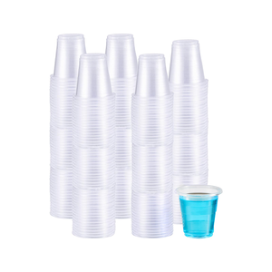 Gobelet en plastique personnalisé avec logo imprimé pour café et boissons froides, 12, 16, 20, 24 oz, gobelet en plastique jetable transparent PP PET avec couvercles - Product Image 1