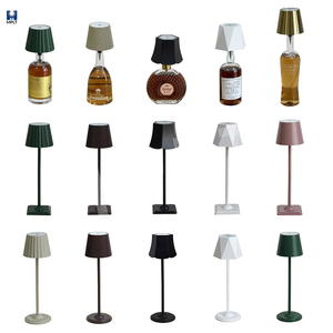 Lámpara LED con Forma de <span class=keywords><strong>Botella</strong></span> de Vino al por Mayor, Lámpara de Mesa Recargable e Inalámbrica, Luz de Diseño Portátil para Restaurante, Bar y Hotel con Control Táctil - Product Image 1