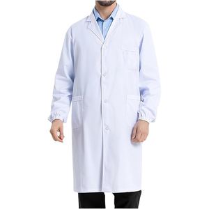 Uniformes de hospital de belleza Bata de laboratorio Logotipo personalizado Tela elástica Durable Cómodo para profesionales dentales Dentistas Bata médica - Product Image 5