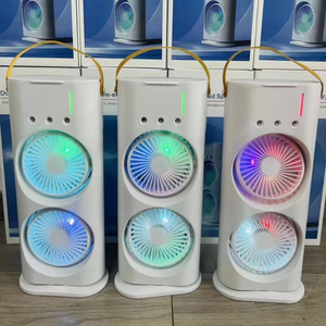 Ventilateur de climatisation rechargeable à bas prix avec télécommande, <span class=keywords><strong>brumisateur</strong></span> et humidificateur pour usage extérieur, voiture et bureau - Product Image 2
