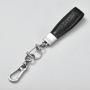 Crocodile Skin <b>Car</b> Keychain Zinc Alloy Metal <b>Key</b> <b>Ring</b> For Men Women Gift A39896 Points DA3941 - Product Image 2