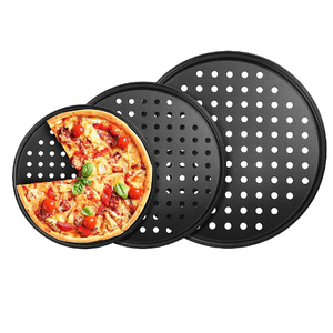 <span class=keywords><strong>Teglia</strong></span> per <span class=keywords><strong>Pizza</strong></span> <span class=keywords><strong>in</strong></span> acciaio al carbonio <span class=keywords><strong>teglia</strong></span> per <span class=keywords><strong>Pizza</strong></span> perforata antiaderente per <span class=keywords><strong>forno</strong></span> intelligente - Product Image 5